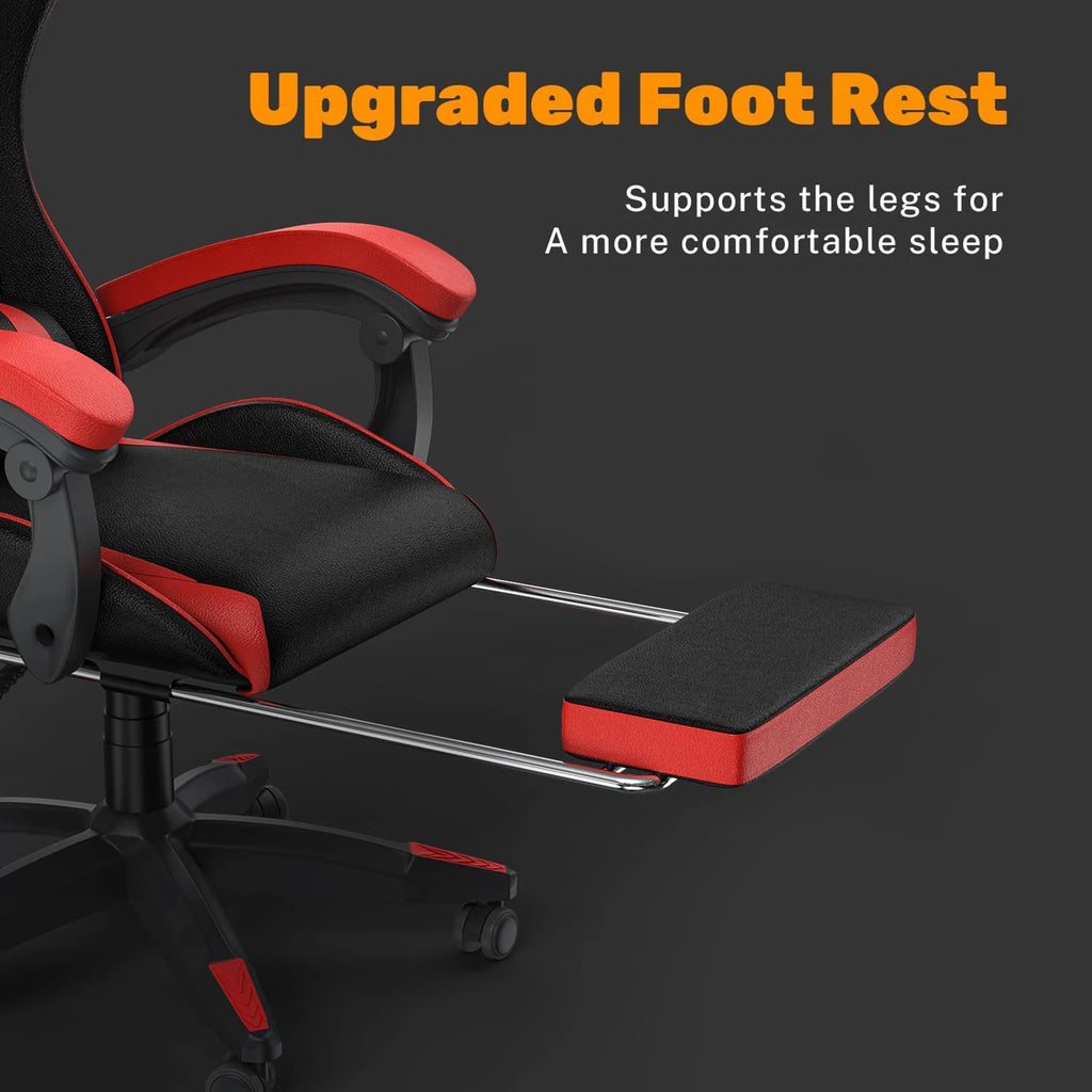 Gaming Chair with Footrest Gamer Chairs