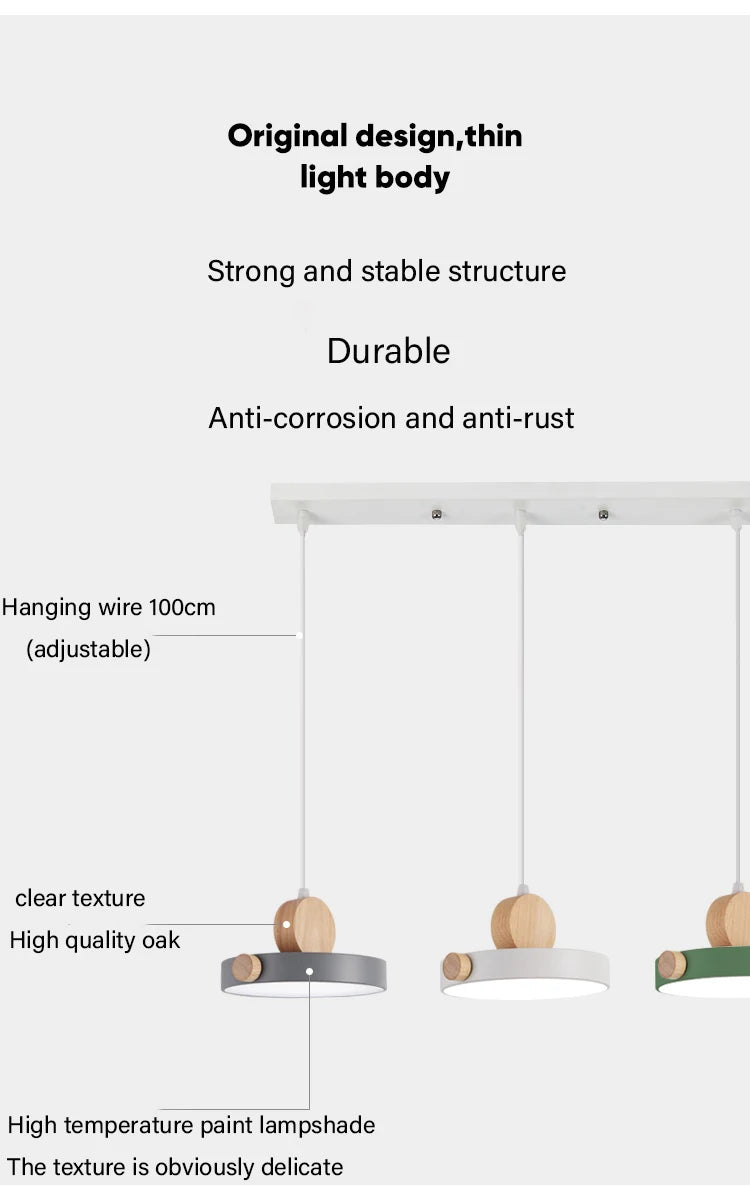 Household appliances chandelier modern LED chandelier three-tone lighting