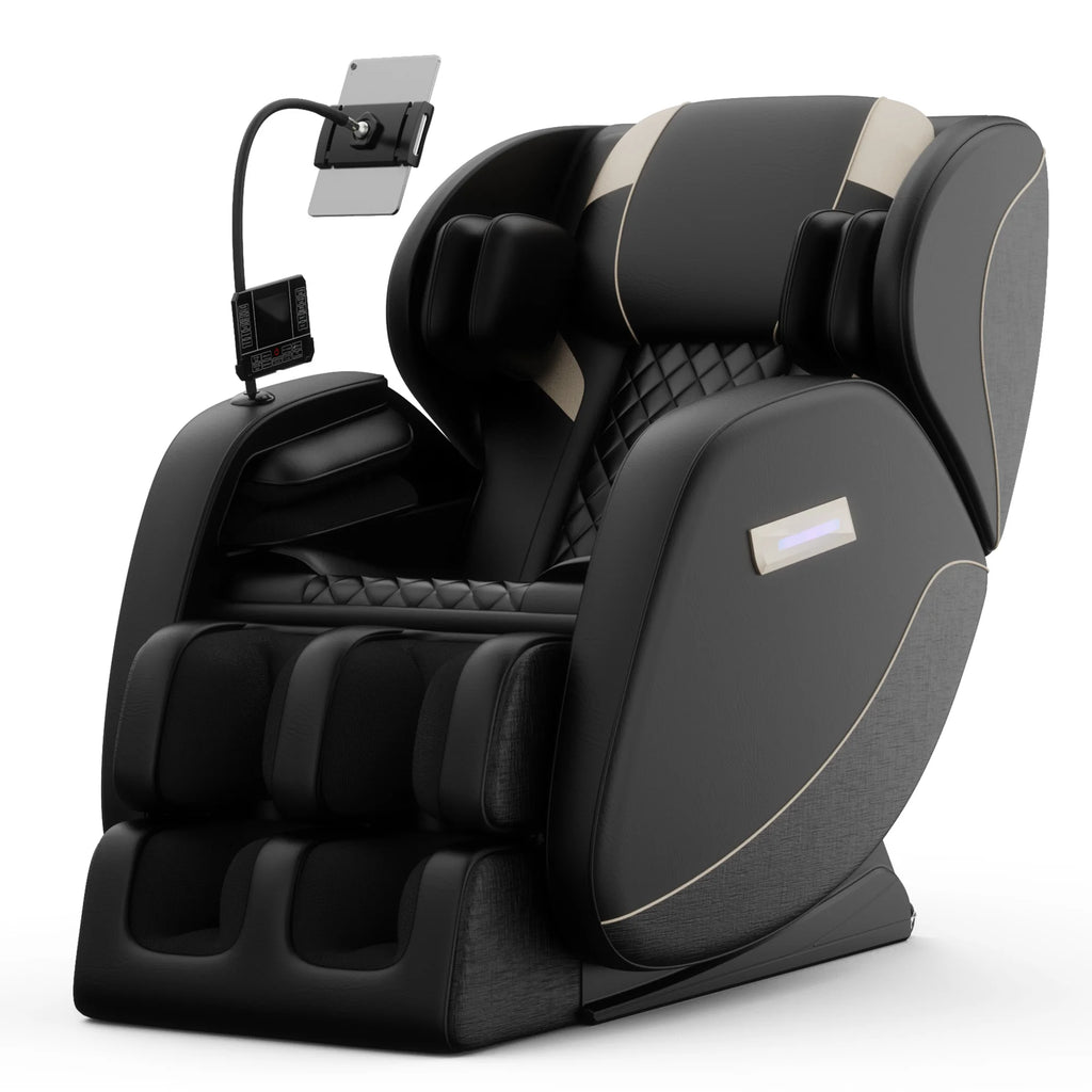 Zero Gravity Full Body Massage Chair with Heating, Airbags, Foot Roller & Touch Screen