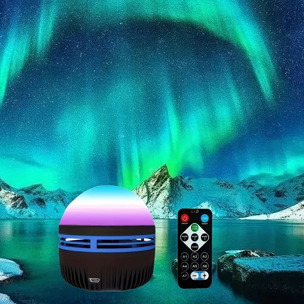 USB Galaxy Projector Aurora Night Light 360°