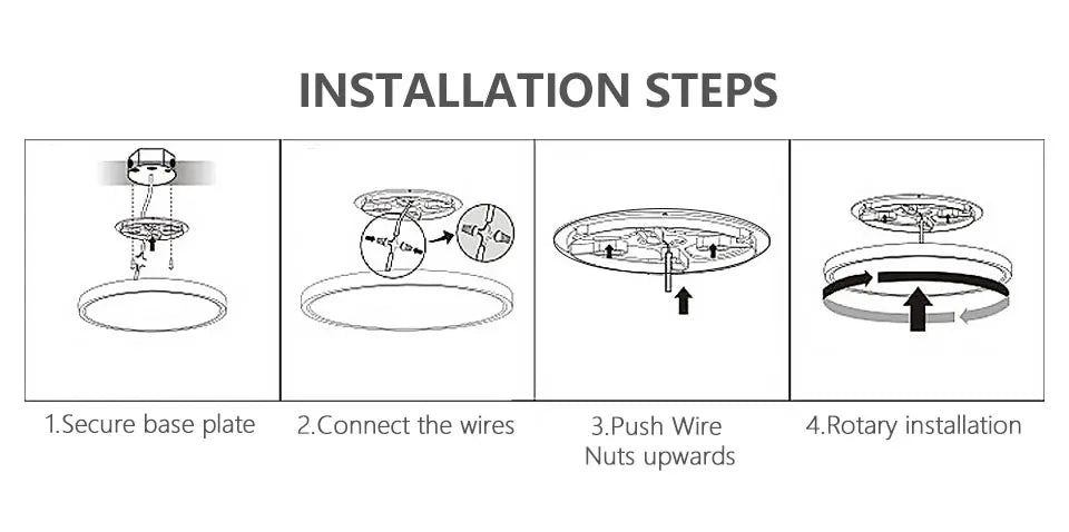 Voice Control Alexa Google Smart Ceiling Lamp
