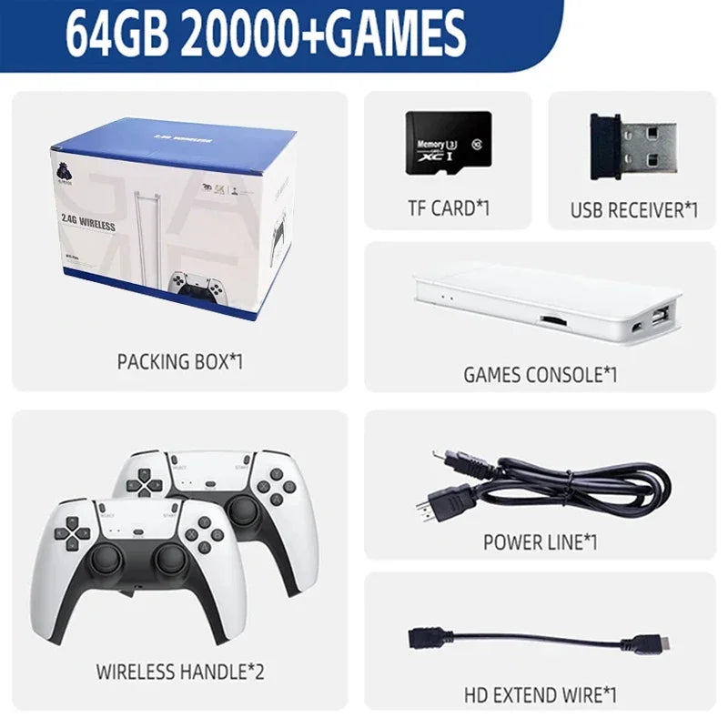 64G 20000+ Retro Game HD Output Two-player