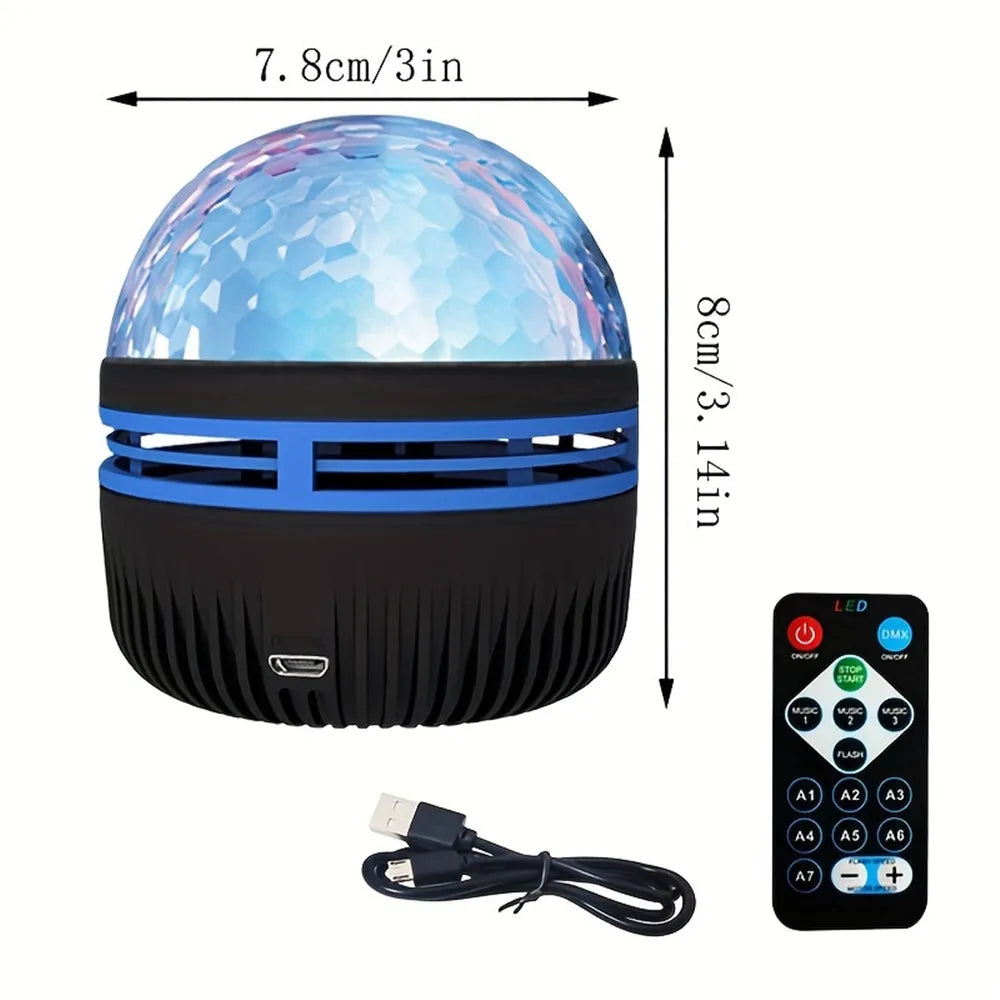USB Galaxy Projector Aurora Night Light 360°