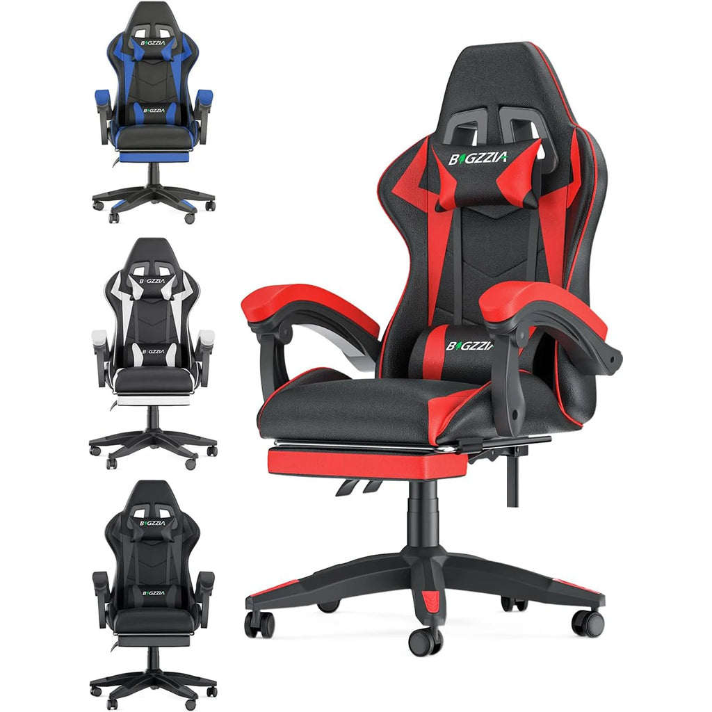 Gaming Chair with Footrest Gamer Chairs