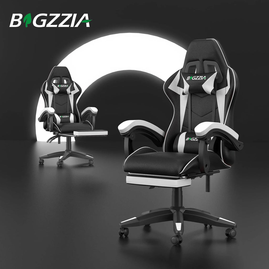 Gaming Chair with Footrest Gamer Chairs