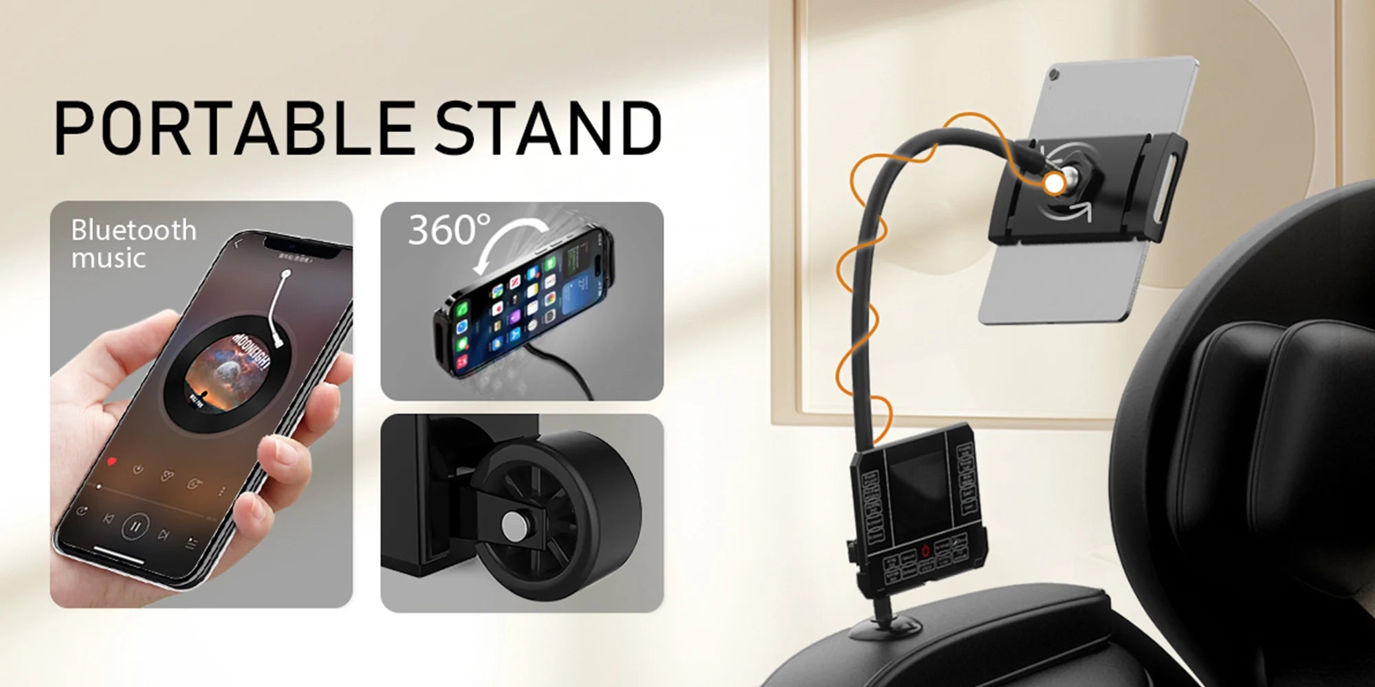 Zero Gravity Full Body Massage Chair with Heating, Airbags, Foot Roller & Touch Screen