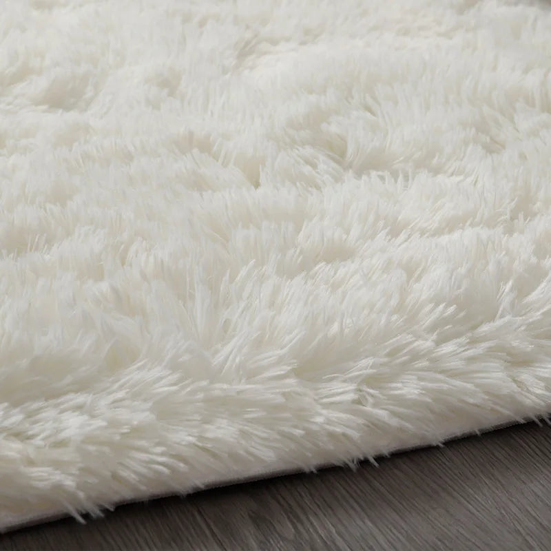 Gray Carpet for Living Room Plush Rug Bed Room Floor Fluffy Mats Anti-slip Home Decor Rugs Soft Velvet Carpets Kids Room Blanket
