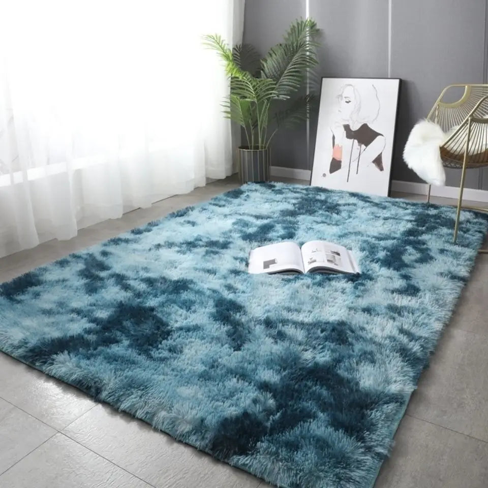 Gray Carpet for Living Room Plush Rug Bed Room Floor Fluffy Mats Anti-slip Home Decor Rugs Soft Velvet Carpets Kids Room Blanket