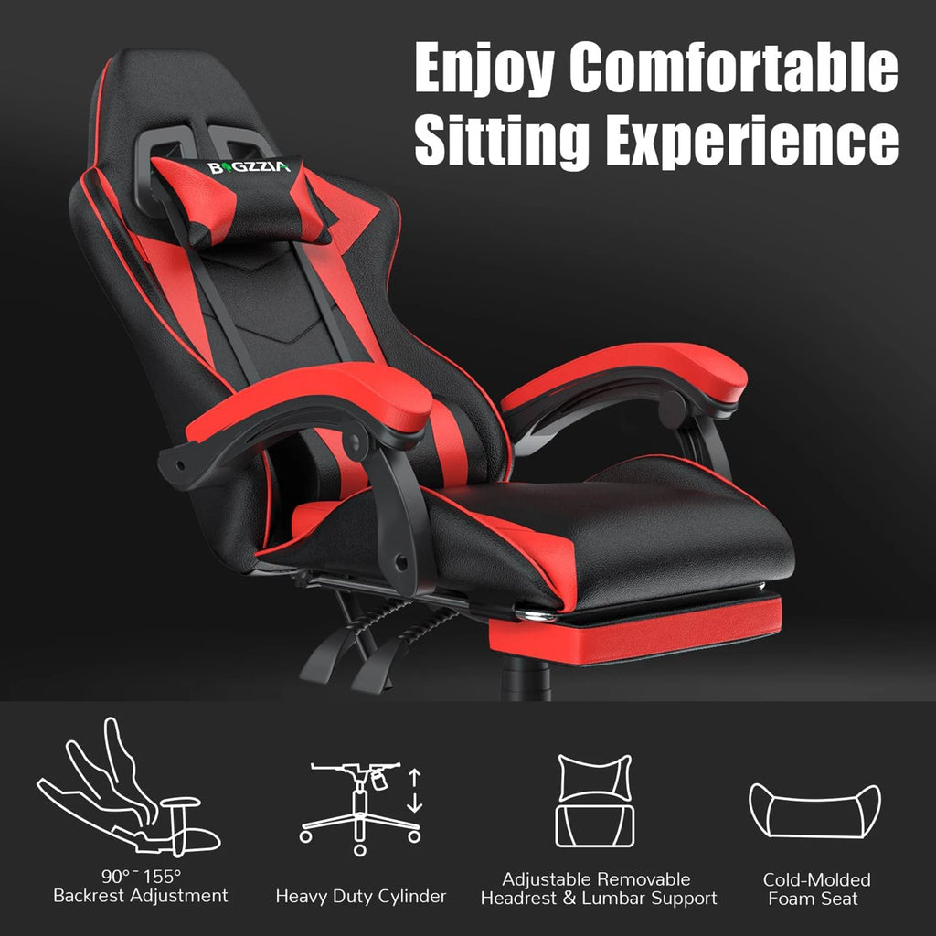 Gaming Chair with Footrest Gamer Chairs