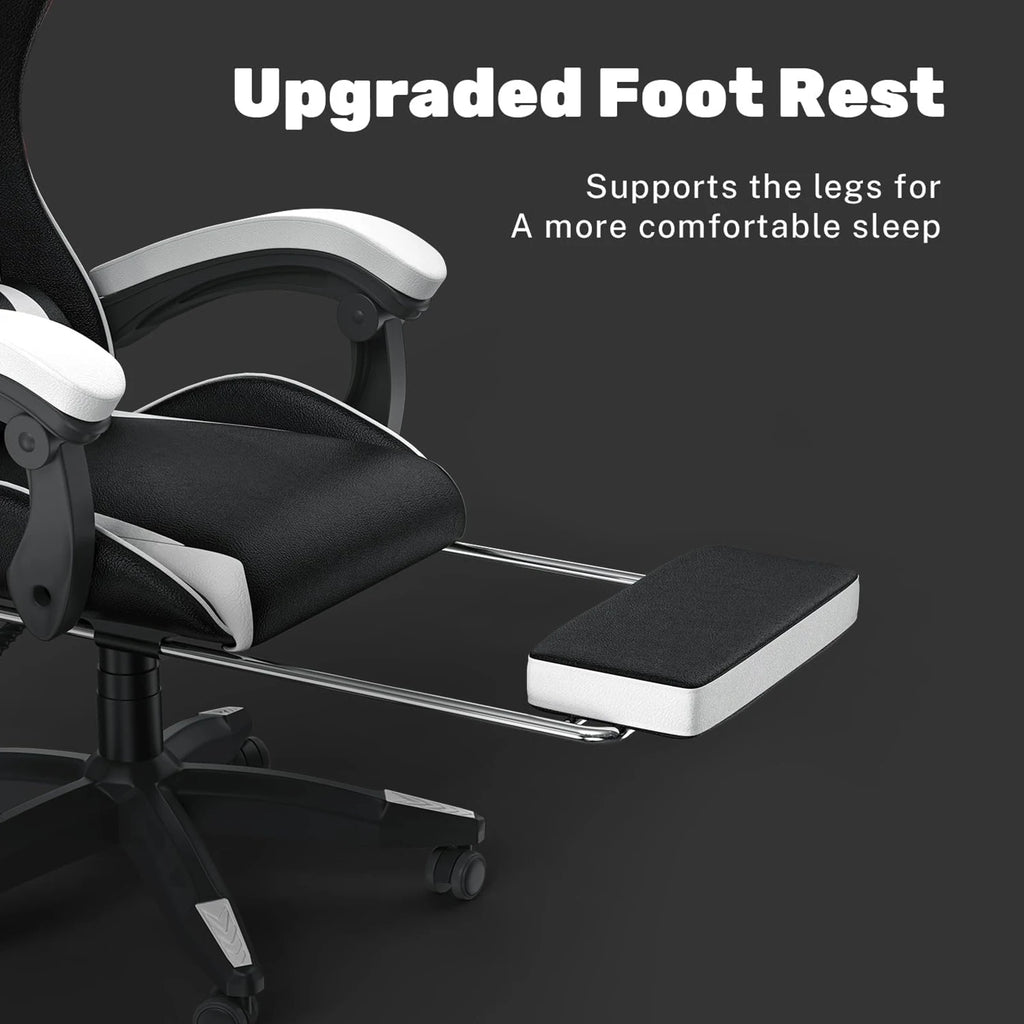 Gaming Chair with Footrest Gamer Chairs