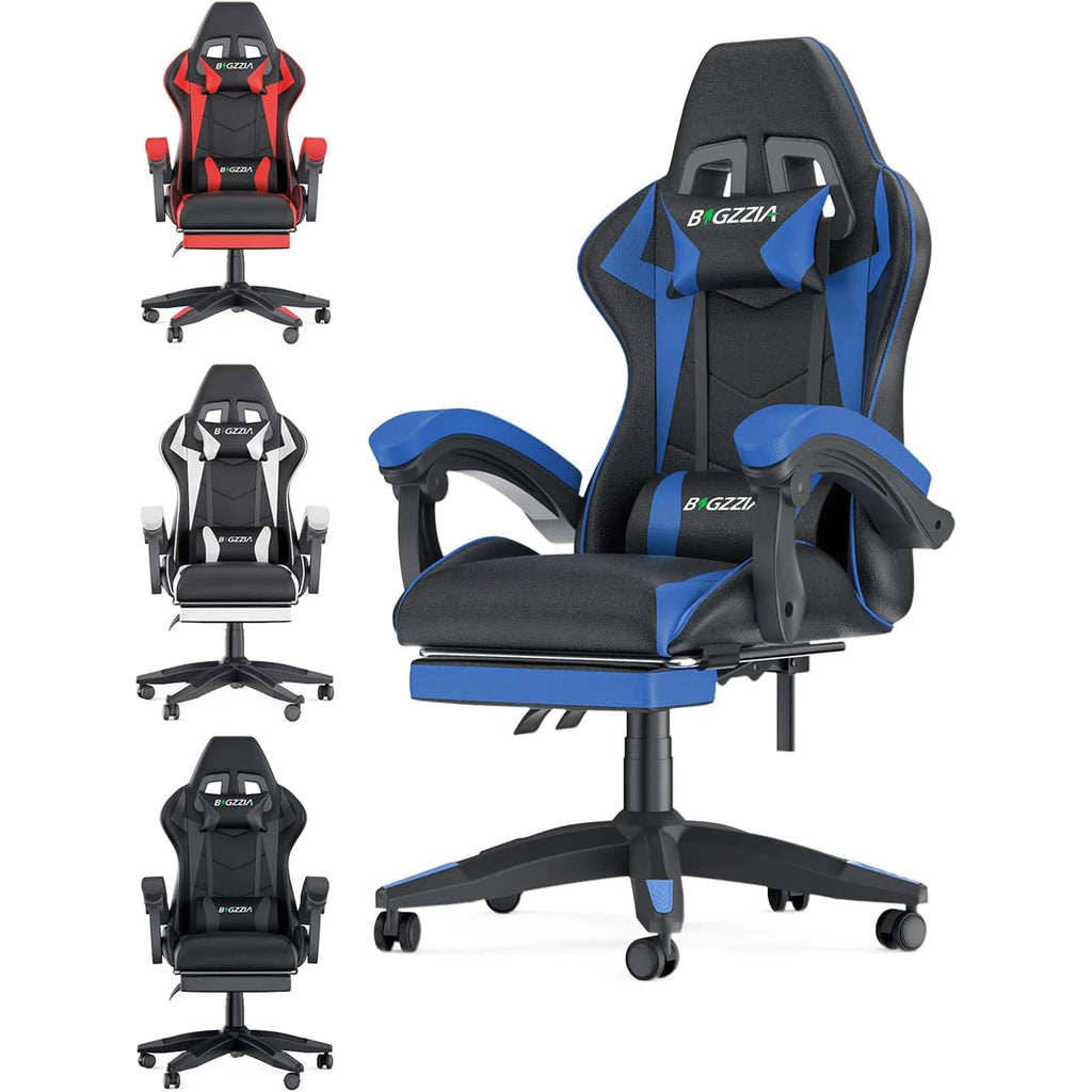 Gaming Chair with Footrest Gamer Chairs